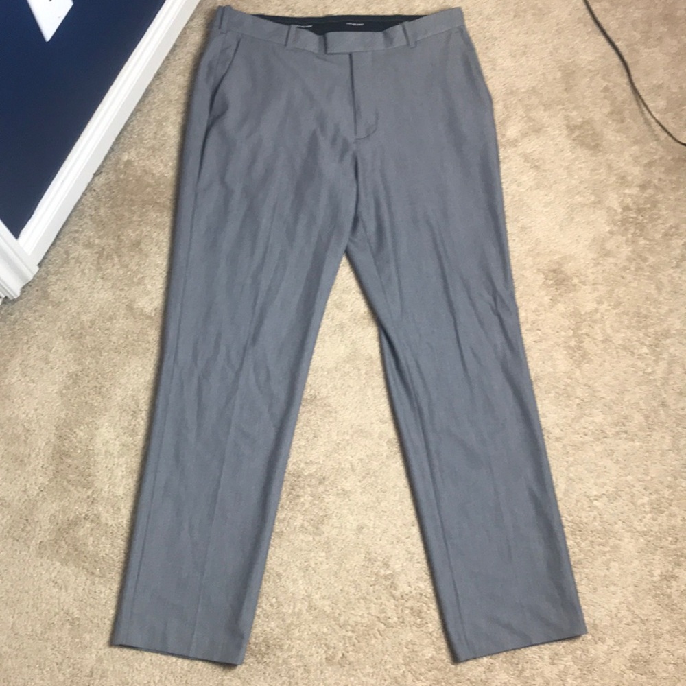 Gray Van Heusen Straight Pants with flex 34x32